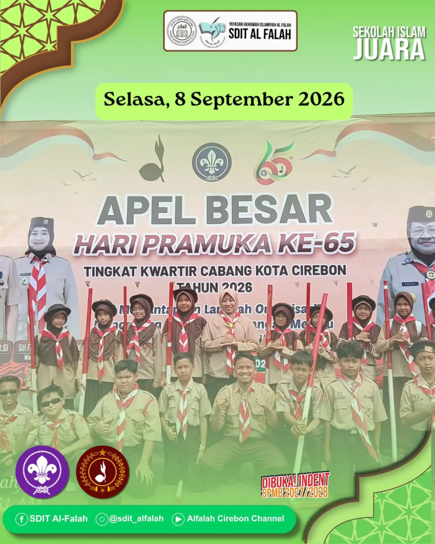 Apel HUT Pramuka ke-65 Kota Cirebon