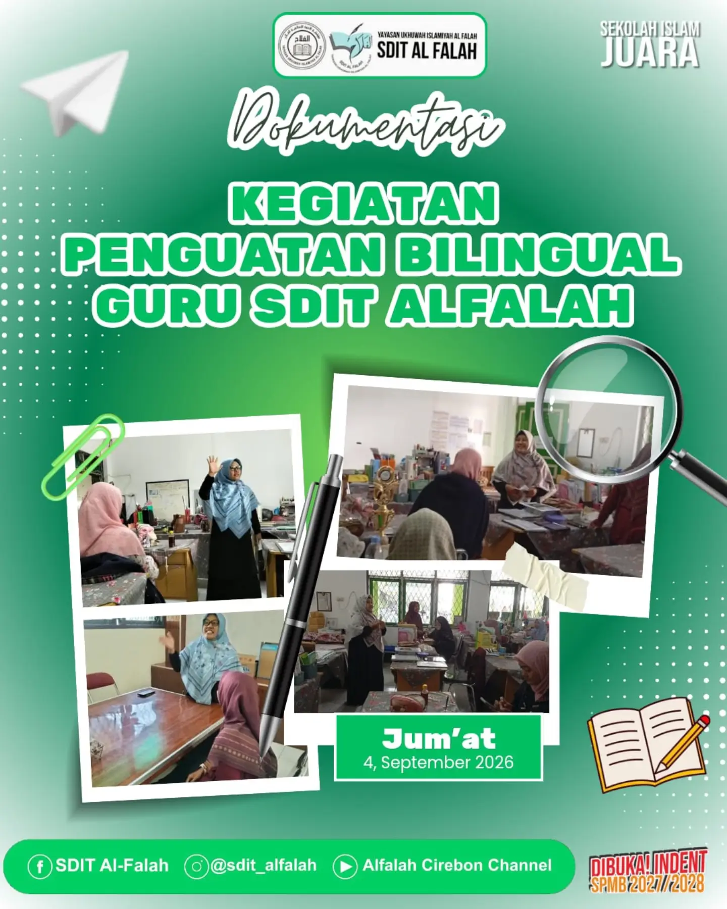 Penguatan Bilingual di SDIT Al-Falah