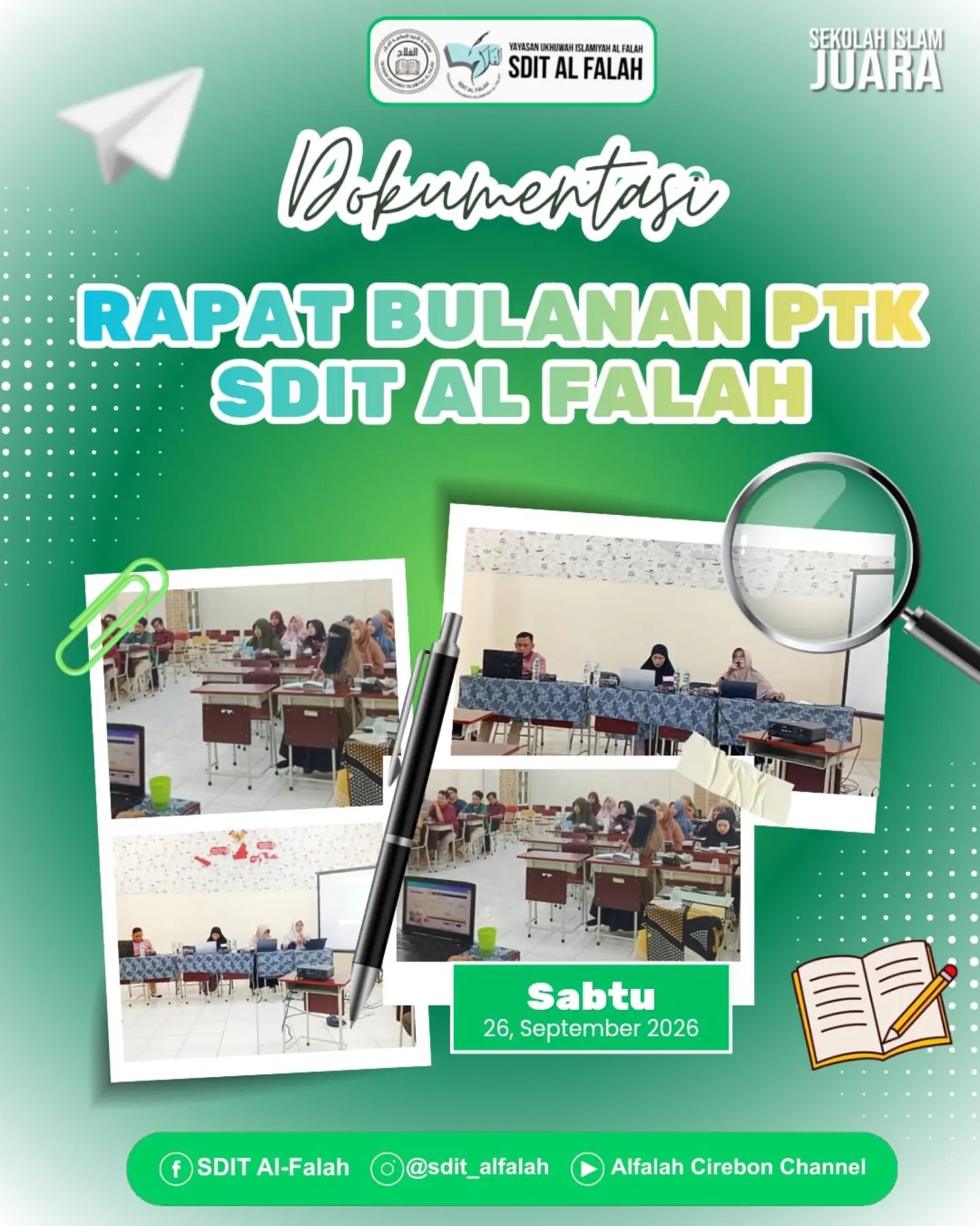 Rapat Bulanan PTK Bahas Evaluasi dan Agenda Oktober