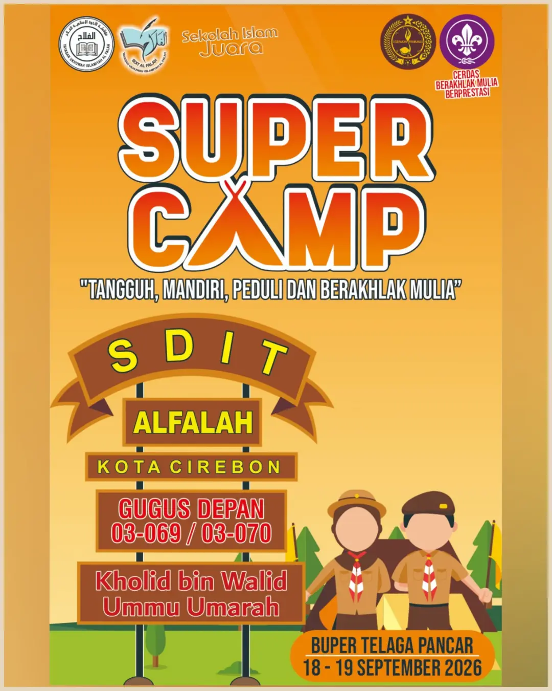 Super Camp SDIT Al-Falah di Telaga Pancar